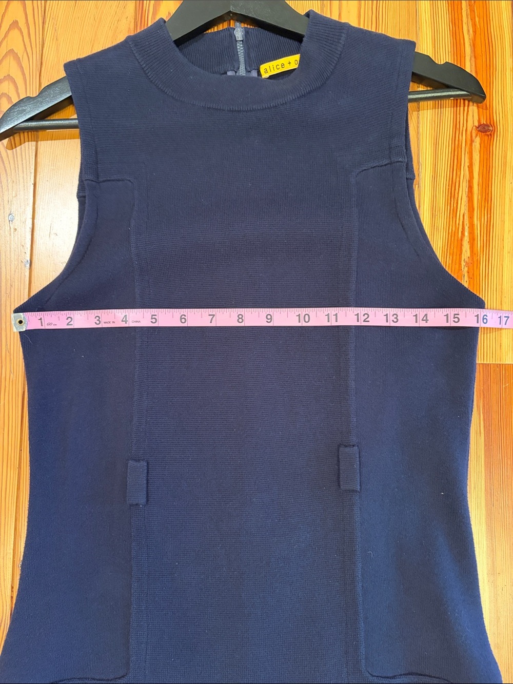 Alice + Olivia | Navy knit dress - Picture 3 of 5